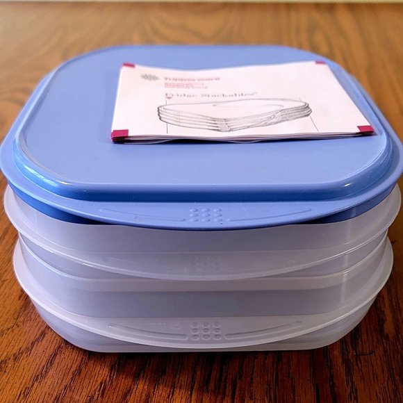 VINTAGE Tupperware Fridge Stackables (Set of 2) - Picture 4 of 6